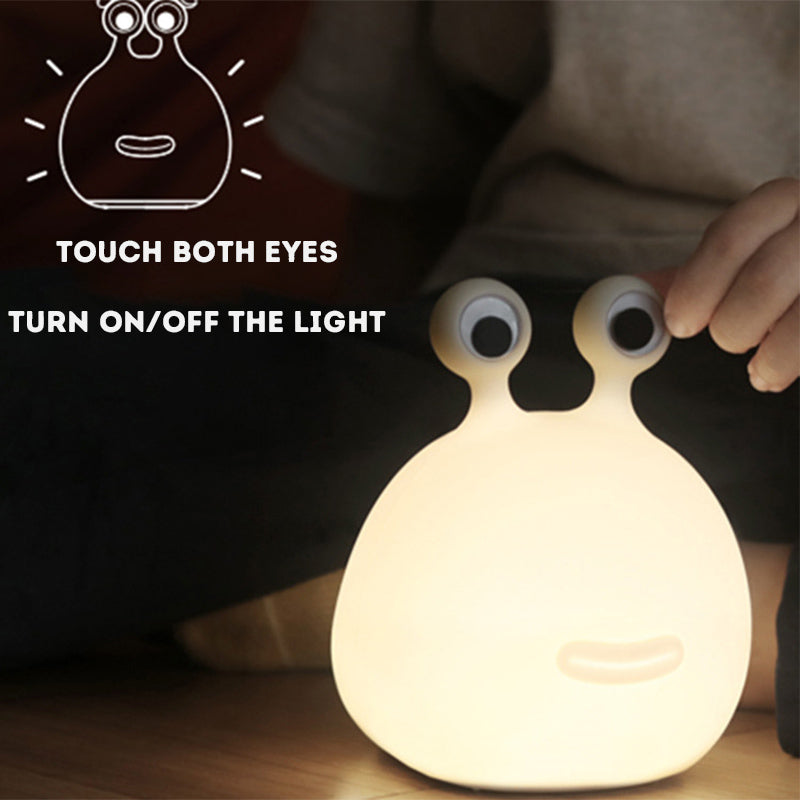 LED Silicone Night Light with Timer and Remote Control for Children's Bedroom Lamp