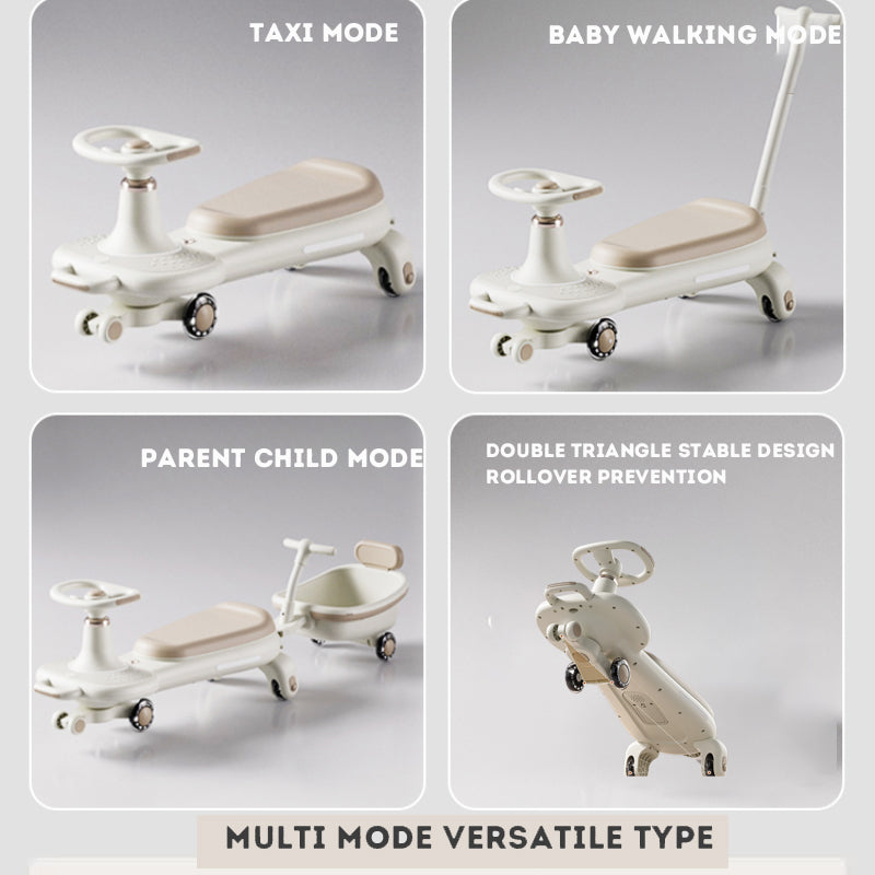 Kids Twisting Car Ride-On Toy – Baby Spinning Car with Music & Lights, Ideal Birthday Gift
