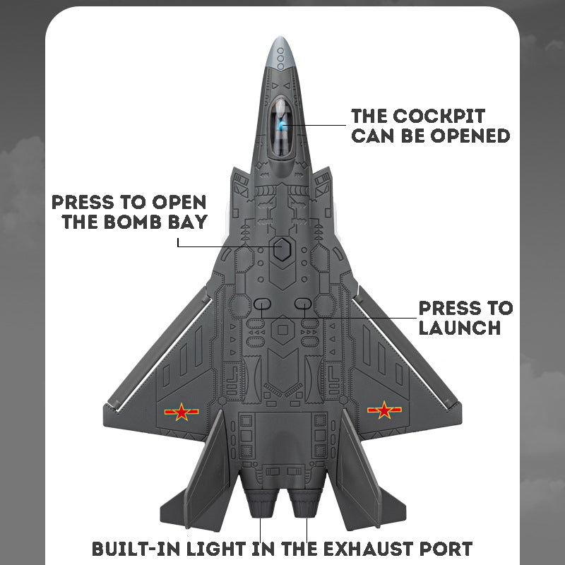 Airplane Toy Alloy Fighter J-15 Plane Model Fighter Plane Aeroplane Toy for Kids Aeroplane Model