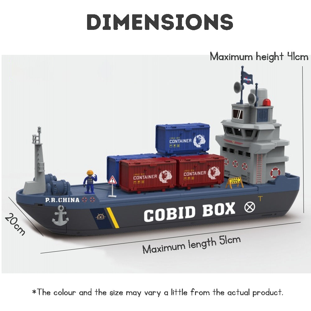 Simulated Maritime Transport Vessel Ship Toy Dimensions