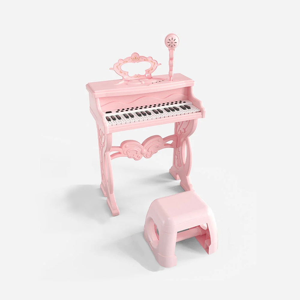 Kid’s 37-Key Electronic Keyboard Piano with Mic Set – Multiple Music Styles, Ideal Toy for Girls