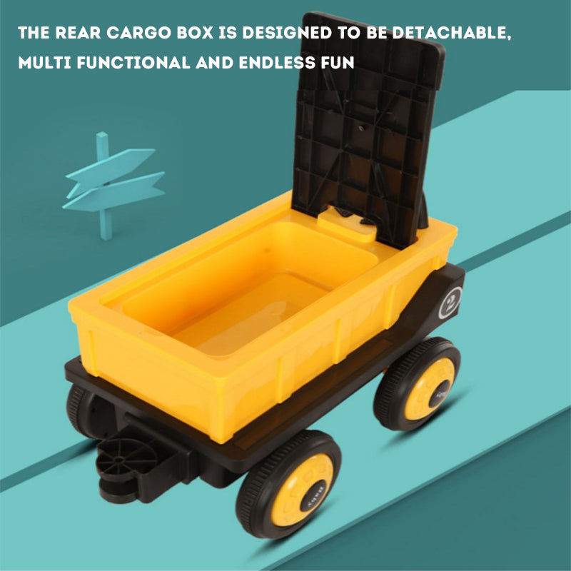 Children Electric Ride On Train Toy Remote Control Electric Train Double Seat Toy Car Sliding Car