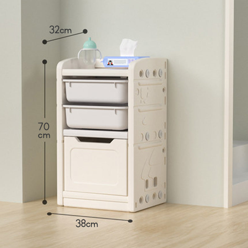 Kids Toy Storage Organizer - Book Shelf & Rack with Whiteboard for Children