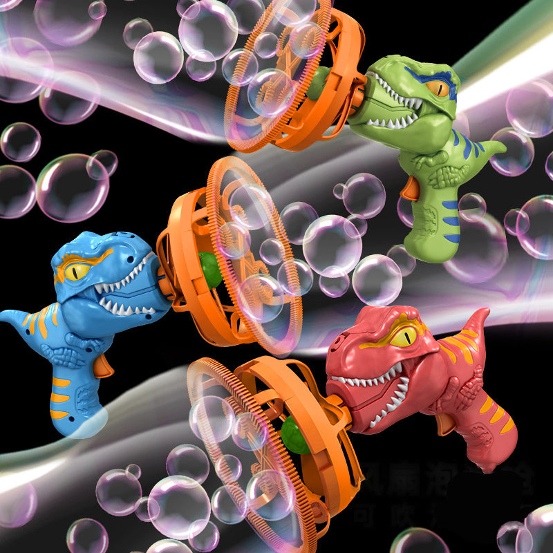 Princess Magic Wand Automatic Bubble Machine Handheld Glowing Music Fairy Wand Leak-proof Bubble Stick Dinosaur Bubble in Bubble Handheld Bubble Machine Fan Dinosaur Bubble Machine Summer Outdoor Bubble Gun Big Bubble Children's Toy