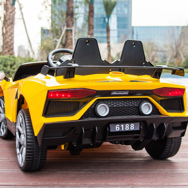 Kids Electric Lamborghini Sports Car - Rechargeable, Remote Control, Music, Lights, Multifunctional Toy - Gift for Boys & Girls