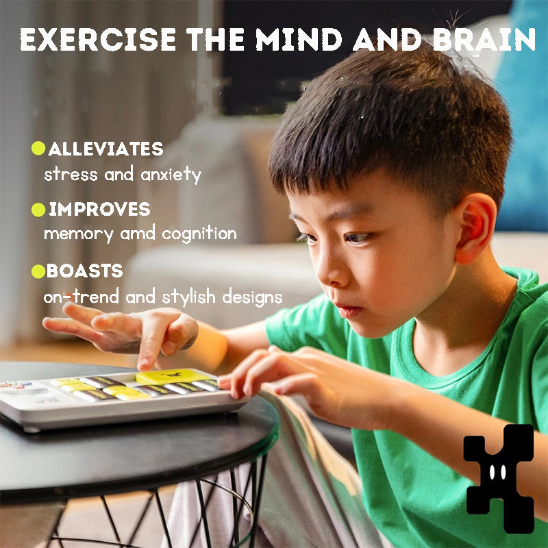 Electronic sliding puzzle toy magnetic puzzle toy children's toy Intelligent Puzzle