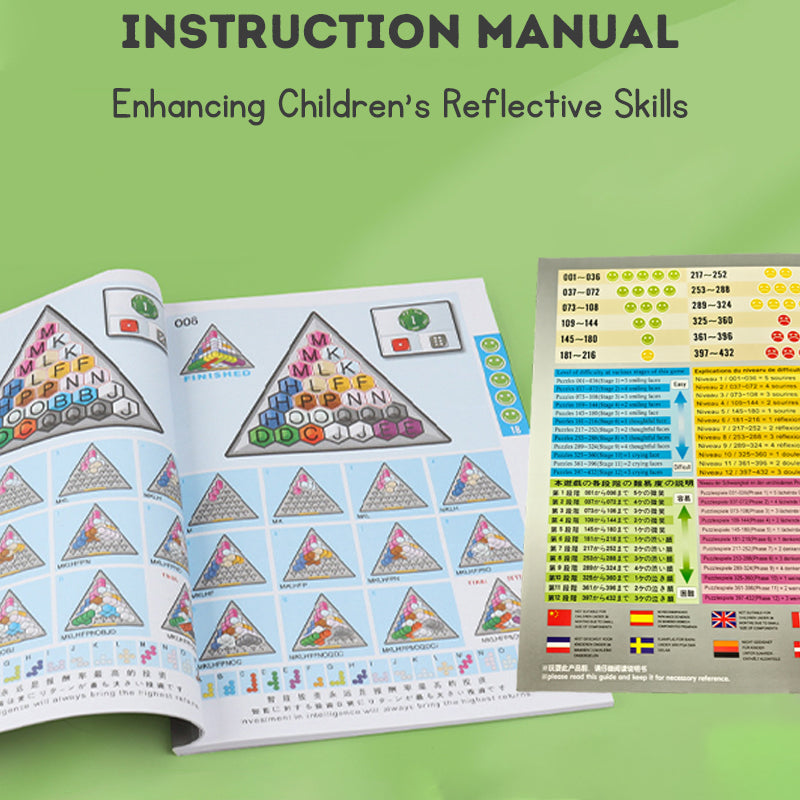 Montessori Pyramid Puzzle Toy – 432 STEM Challenges | Brain Development & Educational Blocks for Kids