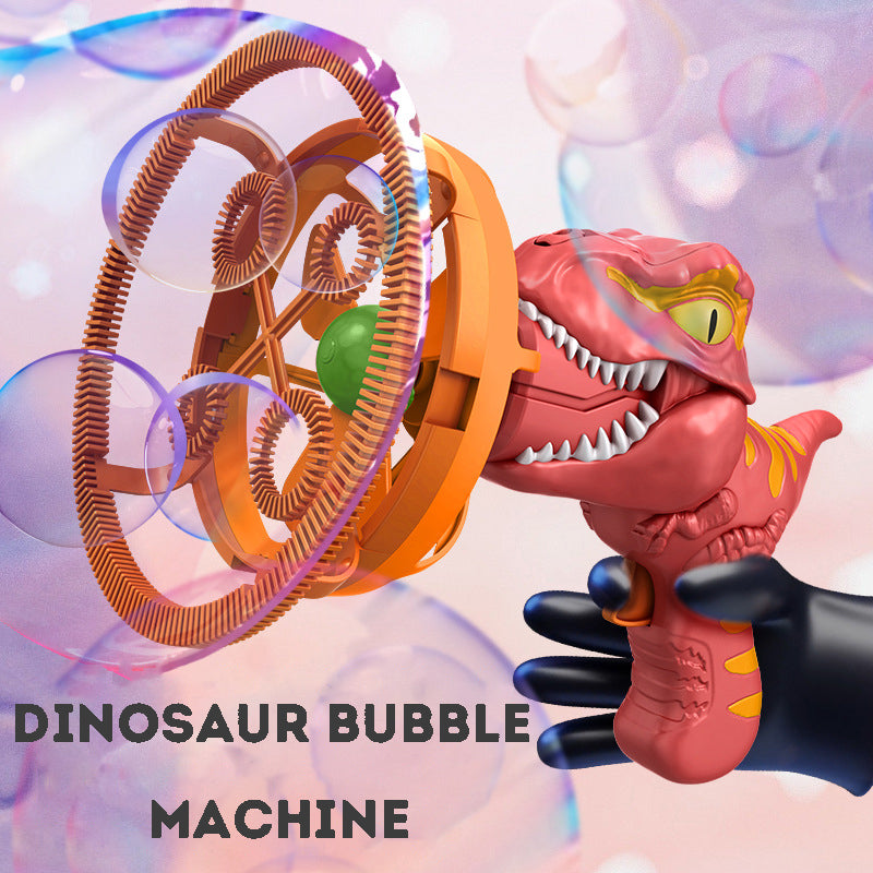 Princess Magic Wand Automatic Bubble Machine Handheld Glowing Music Fairy Wand Leak-proof Bubble Stick Dinosaur Bubble in Bubble Handheld Bubble Machine Fan Dinosaur Bubble Machine Summer Outdoor Bubble Gun Big Bubble Children's Toy