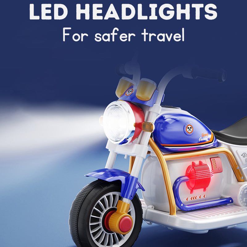 Electric 3 Wheels Motorcycle LED Headlights
