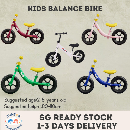 SG Local Delivery No Pedal Toddler Training Balance Bike Help Children Learn To Walk Quickly Adapt To Walking