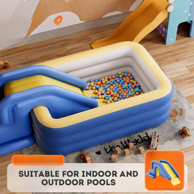Kids Inflatable Swimming Pool – Thickened Baby Pool for Home | Play Pool & Ocean Ball Pool for Toddlers
