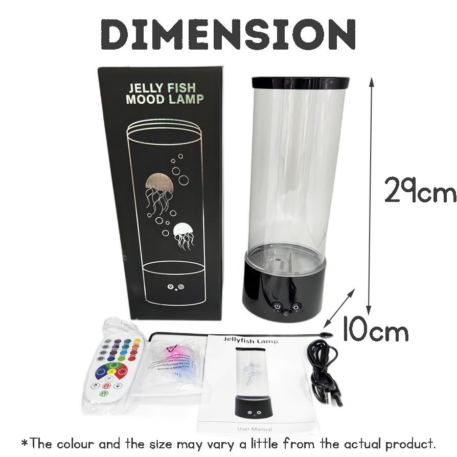 Remote-Controlled Dancing Jellyfish LED Lamp – Silent Color-Changing USB Night Light | Creative Bedside Table Atmosphere Lamp