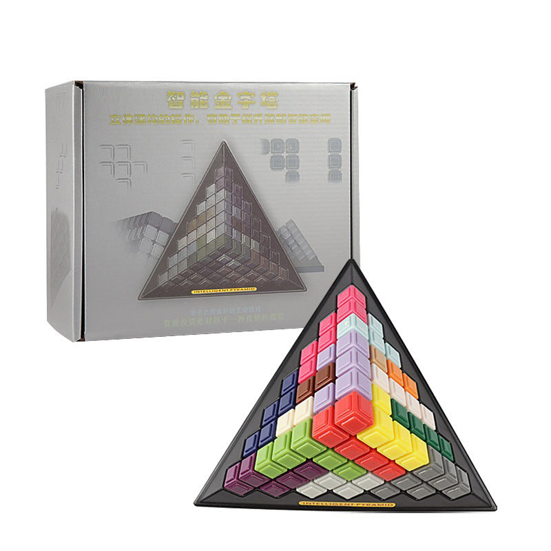Montessori Pyramid Puzzle Toy – 432 STEM Challenges | Brain Development & Educational Blocks for Kids