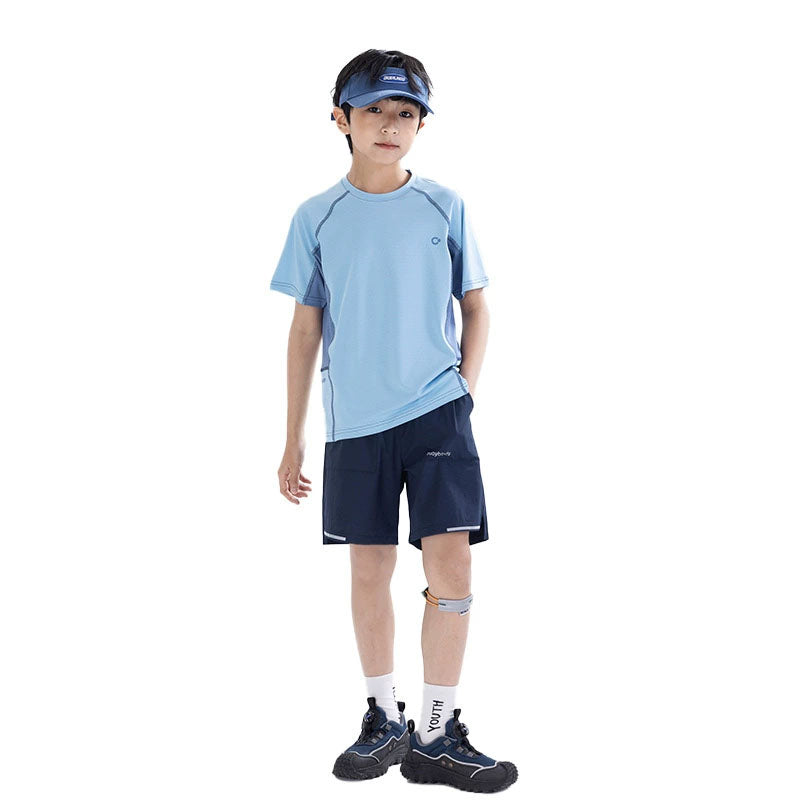 Children's Clothing Sports Suit Summer Short Sleeve Shorts Tracksuit Quick-Drying Sportswear