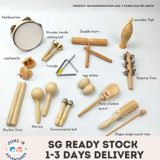 Orff Instrument Kids Wooden Musical Toy Percussion Instrument Teaching Aids Baby Early Educational Toys