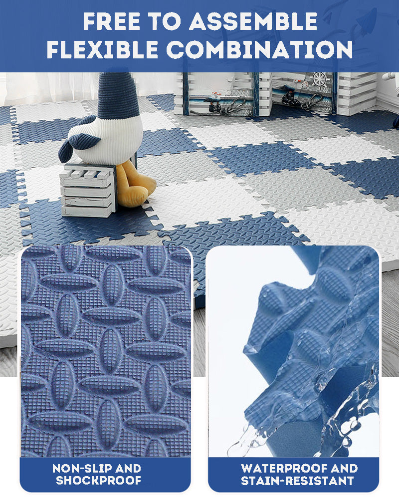 Baby Play Mat Puzzle Mat Foam 30cm*30cm*2.5cm Kids Crawling Interlocking Extra Thick Soundproof Waterproof Floor Mat
