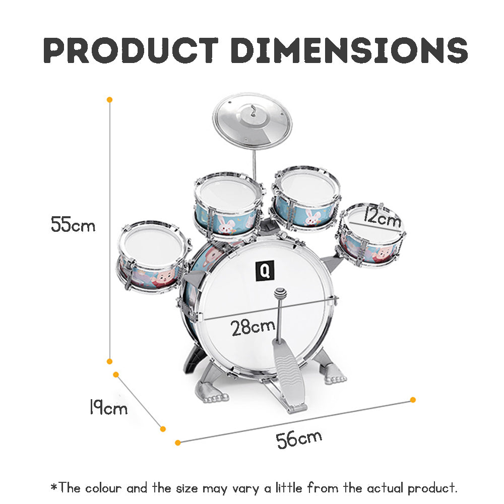 Kids' Beginner Jazz Drum Toy – Hand Percussion Instrument for Fun Home Practice