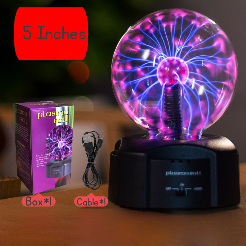 Plasma Ball Lamp – Electric Touch-Sensitive Light Globe | Decorative Night Light for Kids & Adults