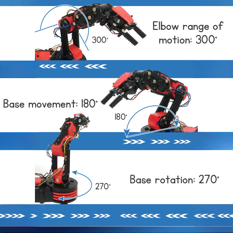 Stem Toys Robotics Kit Robot Arm Robotics for Kids Assembly Toys Educational Toys RC Toys