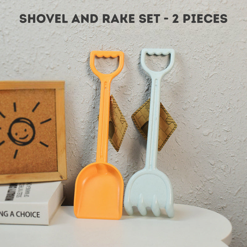 Kids Beach Sand Toy Set – 15/6-Piece Animal Molds, Shovel & Rake | Outdoor Play Snow & Sand Toys for Boys & Girls