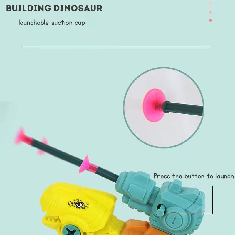 Kid's dinosaur assembly toy DIY hand screwing Puzzle Disassembly Toy Dinosaur model simulation toys