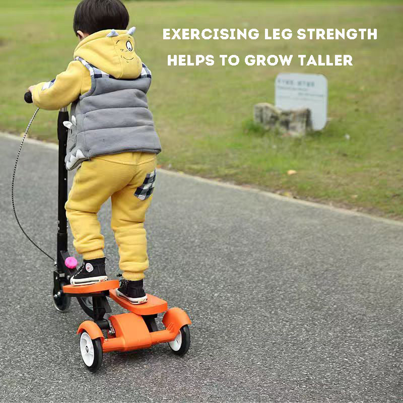 Children's Scooter 3 Light Wheels Foldable Portable Scooter Children's Outdoor Sports Equipment