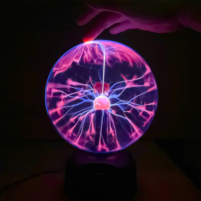 Plasma Ball Lamp – Electric Touch-Sensitive Light Globe | Decorative Night Light for Kids & Adults