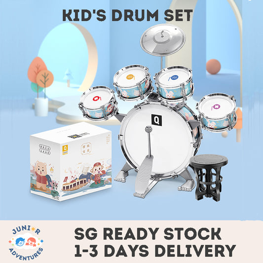Kids' Beginner Jazz Drum Toy – Hand Percussion Instrument for Fun Home Practice