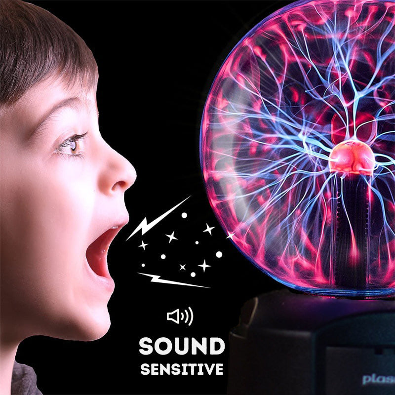 Plasma Ball Lamp – Electric Touch-Sensitive Light Globe | Decorative Night Light for Kids & Adults