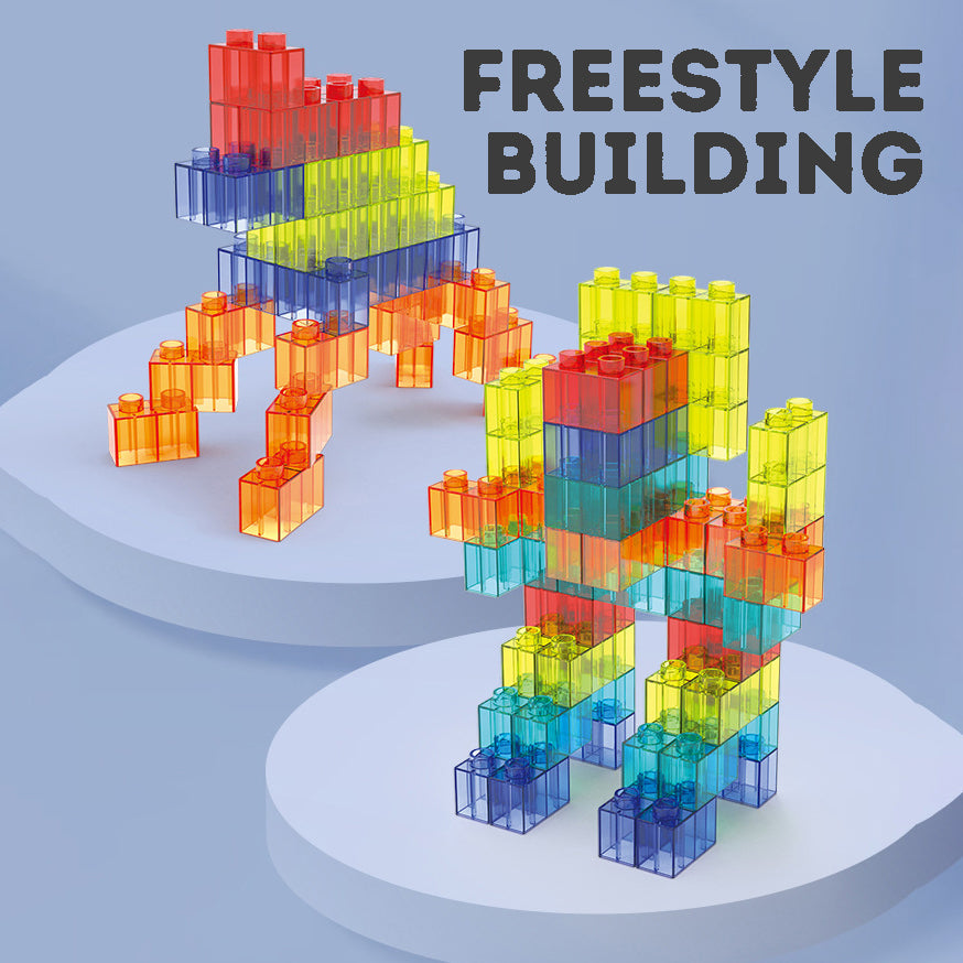 Magnetic Building Blocks Train Track Set – Colorful Electric Vehicle Construction Toy for Kids | Educational STEM Play Set