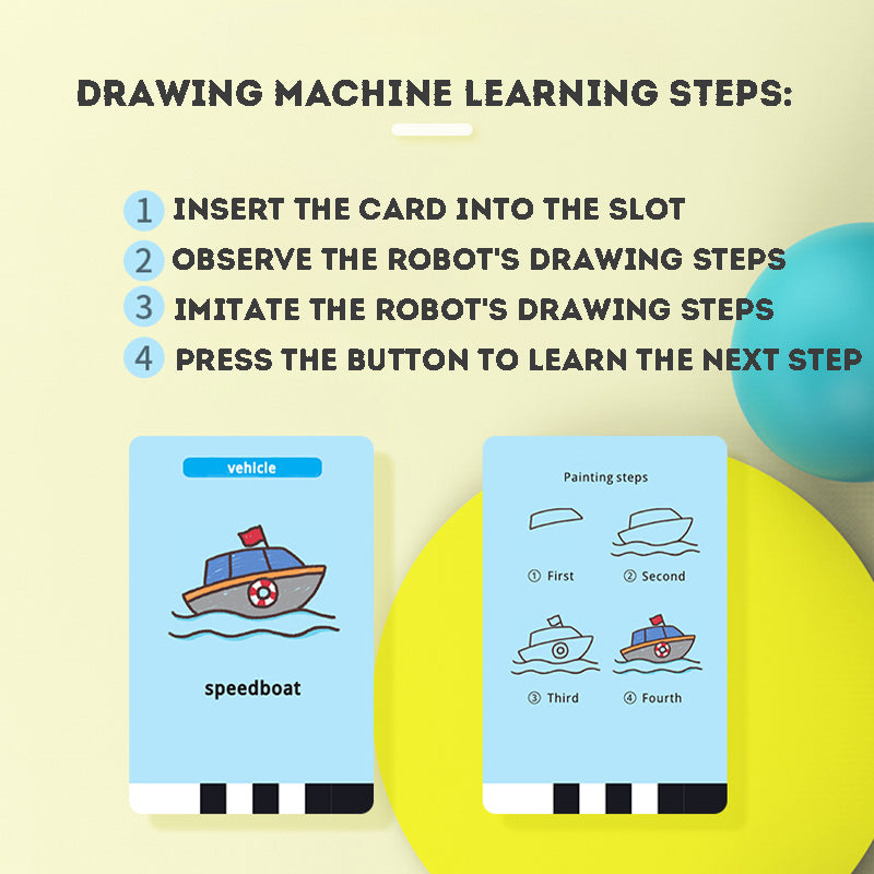 Robot Toy for Kids Painting Robot Educational Drawing Robot Smart Robot Intelligent Automatic Painting AI Robot