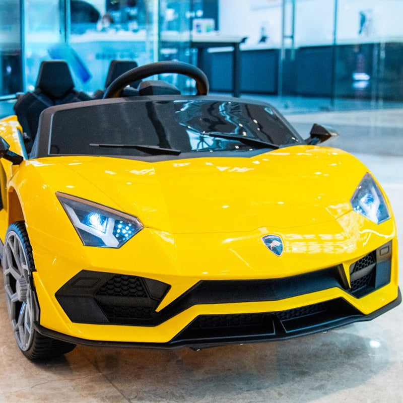 Kids Electric Lamborghini Sports Car - Rechargeable, Remote Control, Music, Lights, Multifunctional Toy - Gift for Boys & Girls