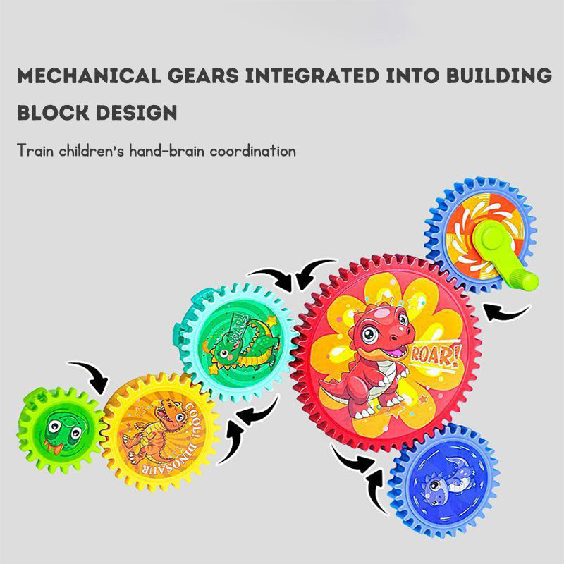 Children's Electric Building Blocks Transform Gear Construction DIY Educational Assembly Toy Set