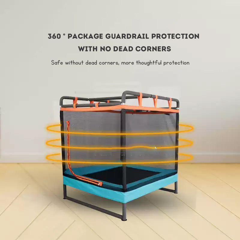 Trampoline For Kids home indoor Jumping Bed Fitness Toy Bouncing Bed