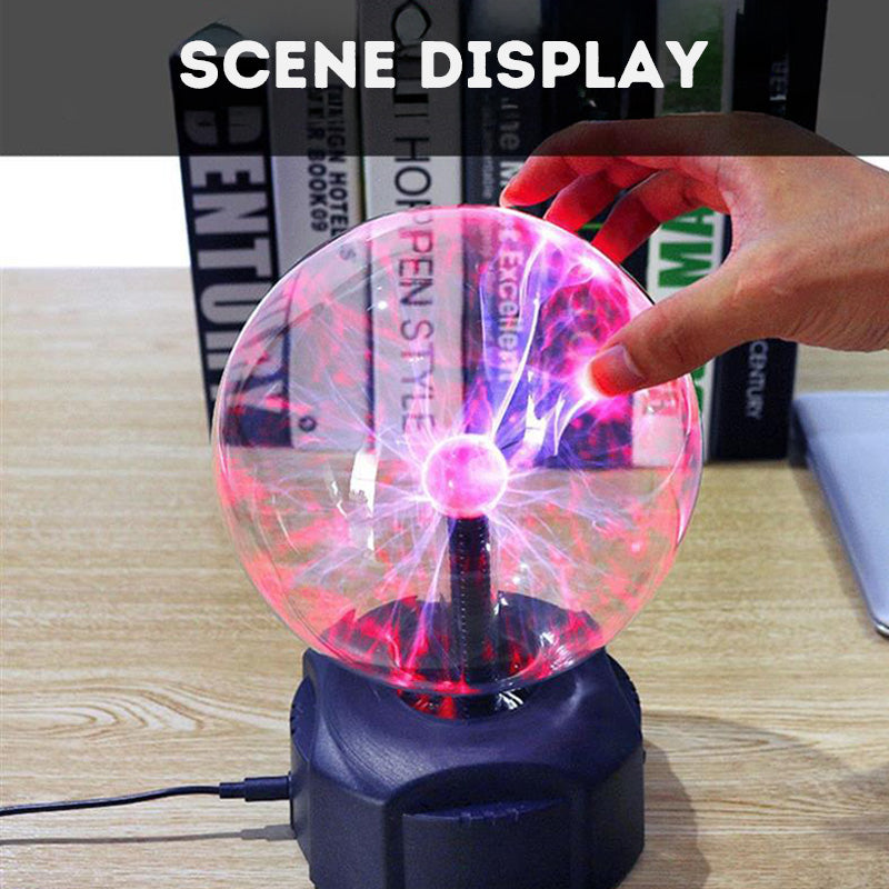 Plasma Ball Lamp – Electric Touch-Sensitive Light Globe | Decorative Night Light for Kids & Adults