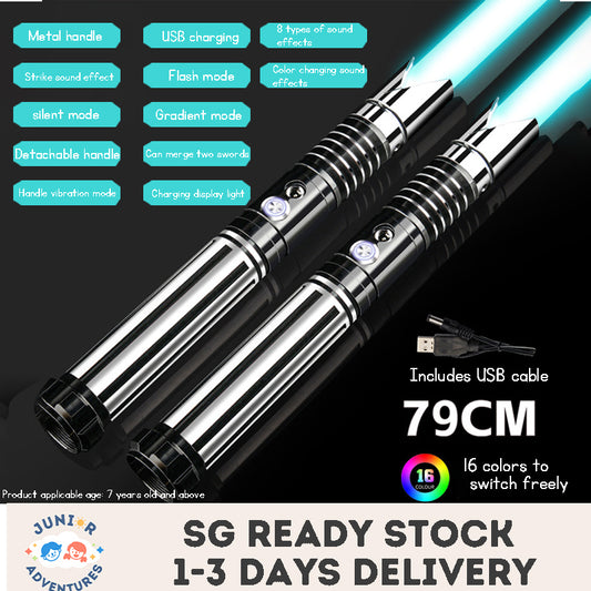 Laser Toy Children's Toy LightSaber Telescopic Induction Light Sword Toy LED Laser Sword
