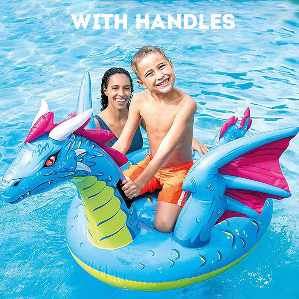 Kids Inflatable Water Riding Toy – Animal Ride-On with Handles | Eco-Friendly PVC Pool Float for Boys & Girls