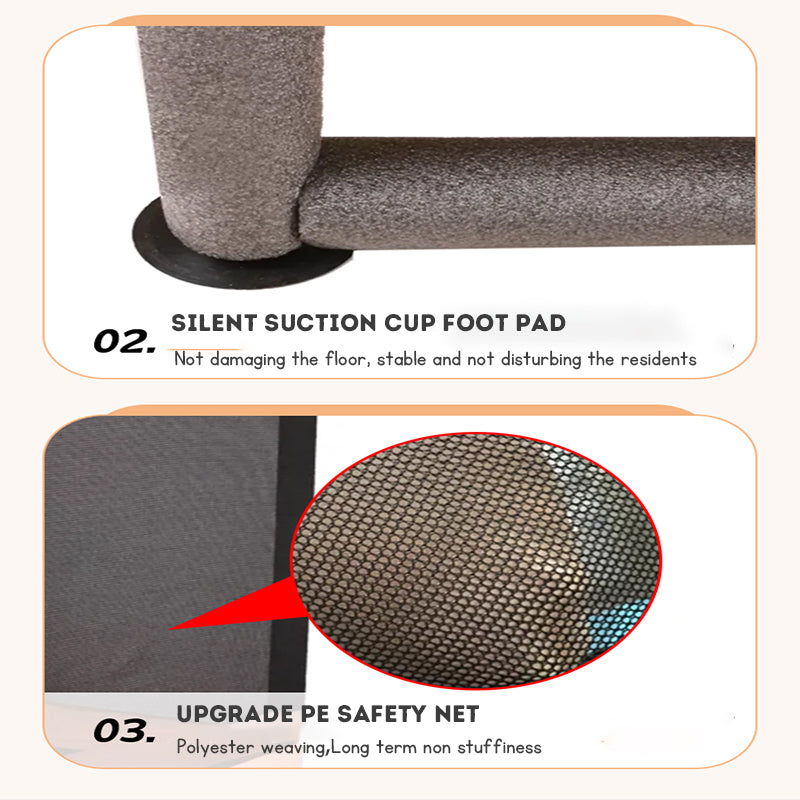 Trampoline For Kids home indoor Jumping Bed Fitness Toy Bouncing Bed