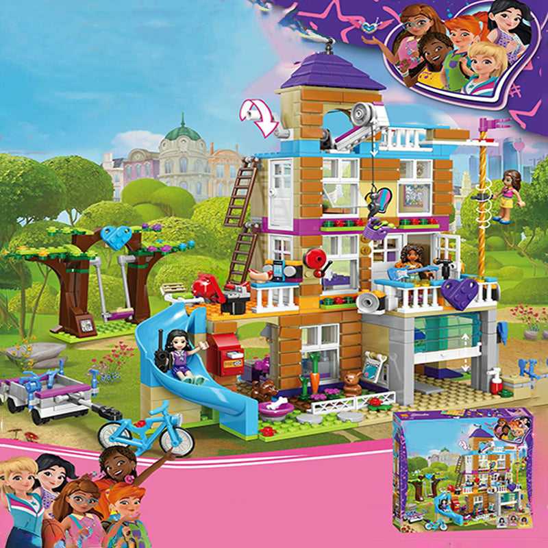 Children's Educational Building Blocks Dollhouse Assembly Toy