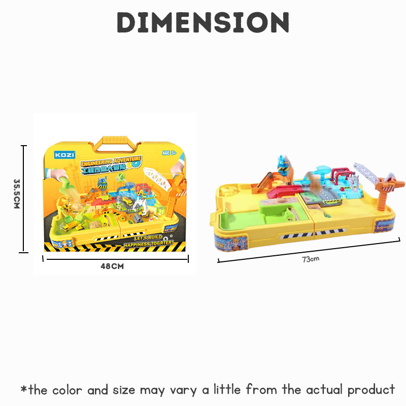 Children's Space Sand Toy Set Portable Handheld Set Puzzle Sand Table Engineering Toy