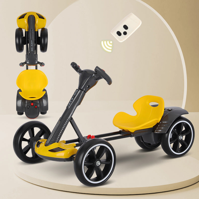 Kids Electric Go Kart Ride-On Car – Remote Control Racing Car for Children With Safety Mark Charger