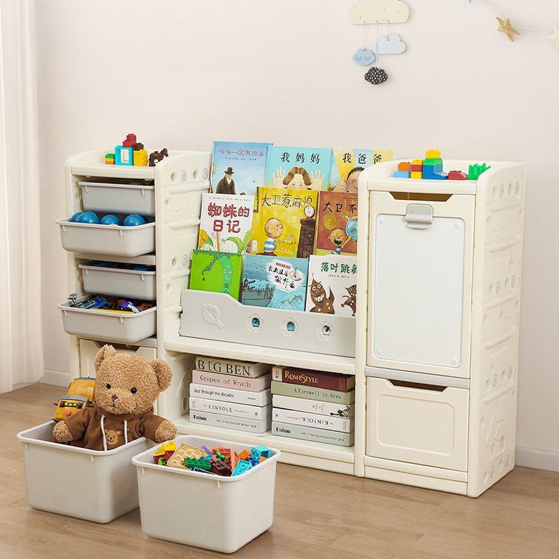 Kids Toy Storage Organizer - Book Shelf & Rack with Whiteboard for Children