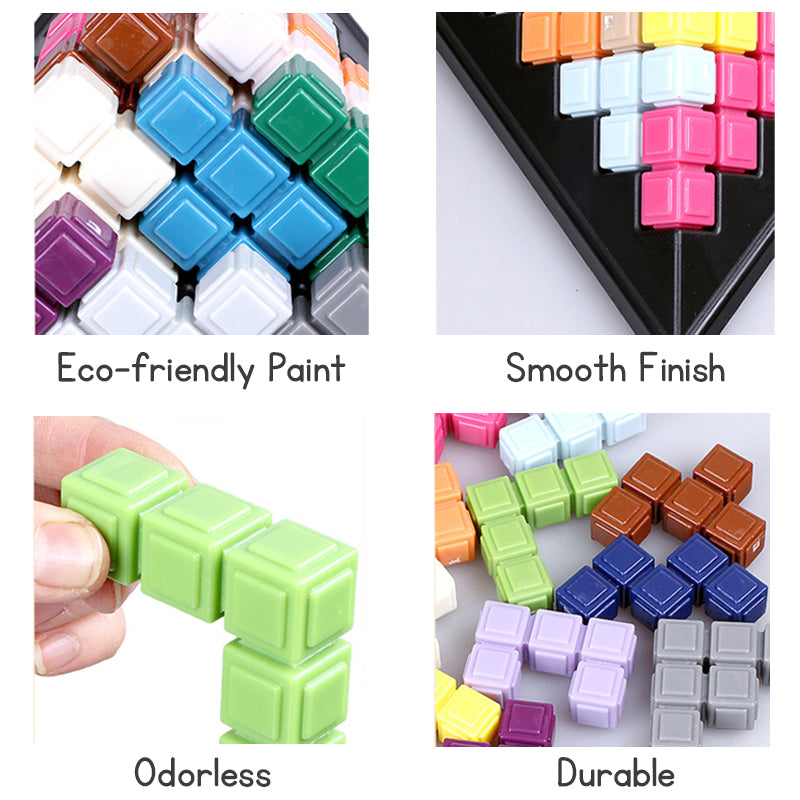 Montessori Pyramid Puzzle Toy – 432 STEM Challenges | Brain Development & Educational Blocks for Kids