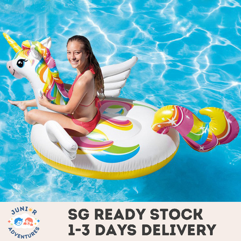 Kids Inflatable Water Riding Toy – Animal Ride-On with Handles | Eco-Friendly PVC Pool Float for Boys & Girls