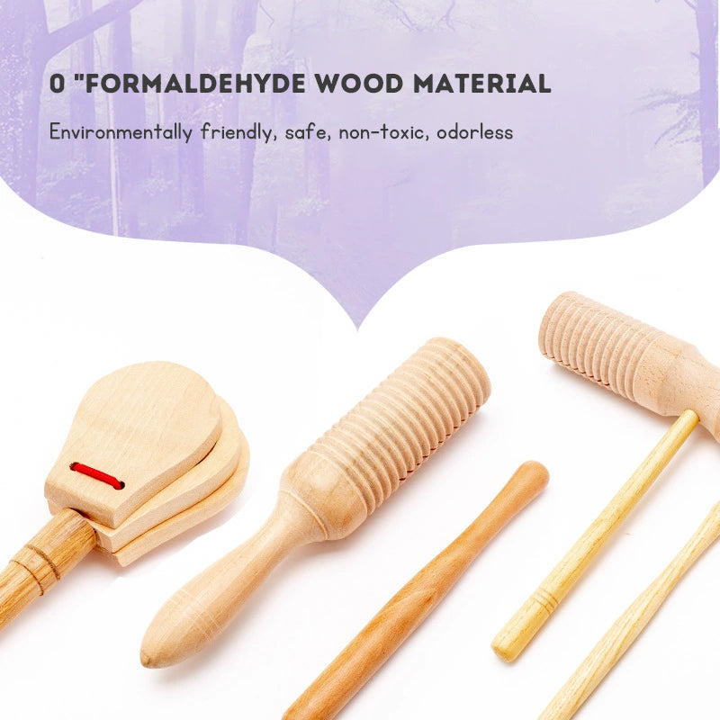 Orff Instrument Kids Wooden Musical Toy Percussion Instrument Teaching Aids Baby Early Educational Toys