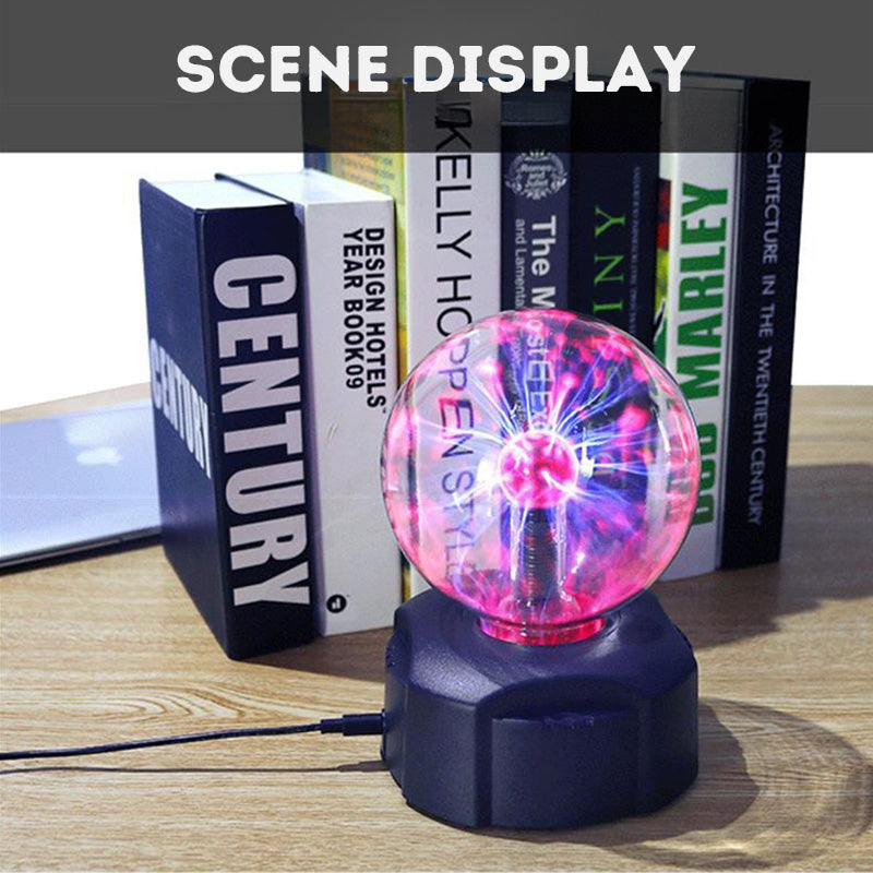 Plasma Ball Lamp – Electric Touch-Sensitive Light Globe | Decorative Night Light for Kids & Adults