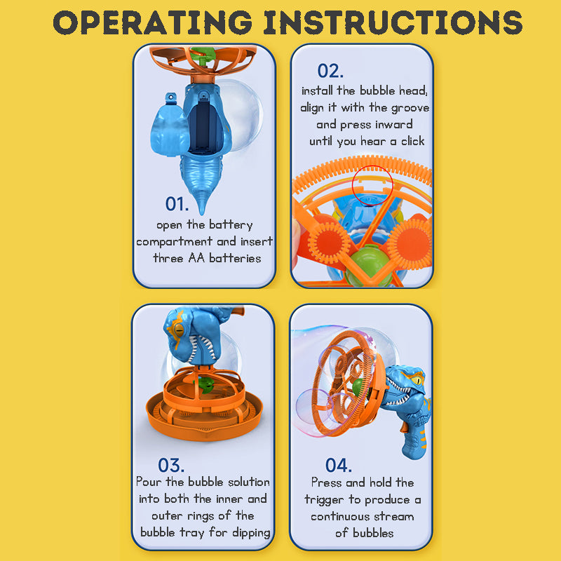 Princess Magic Wand Automatic Bubble Machine Handheld Glowing Music Fairy Wand Leak-proof Bubble Stick Dinosaur Bubble in Bubble Handheld Bubble Machine Fan Dinosaur Bubble Machine Summer Outdoor Bubble Gun Big Bubble Children's Toy