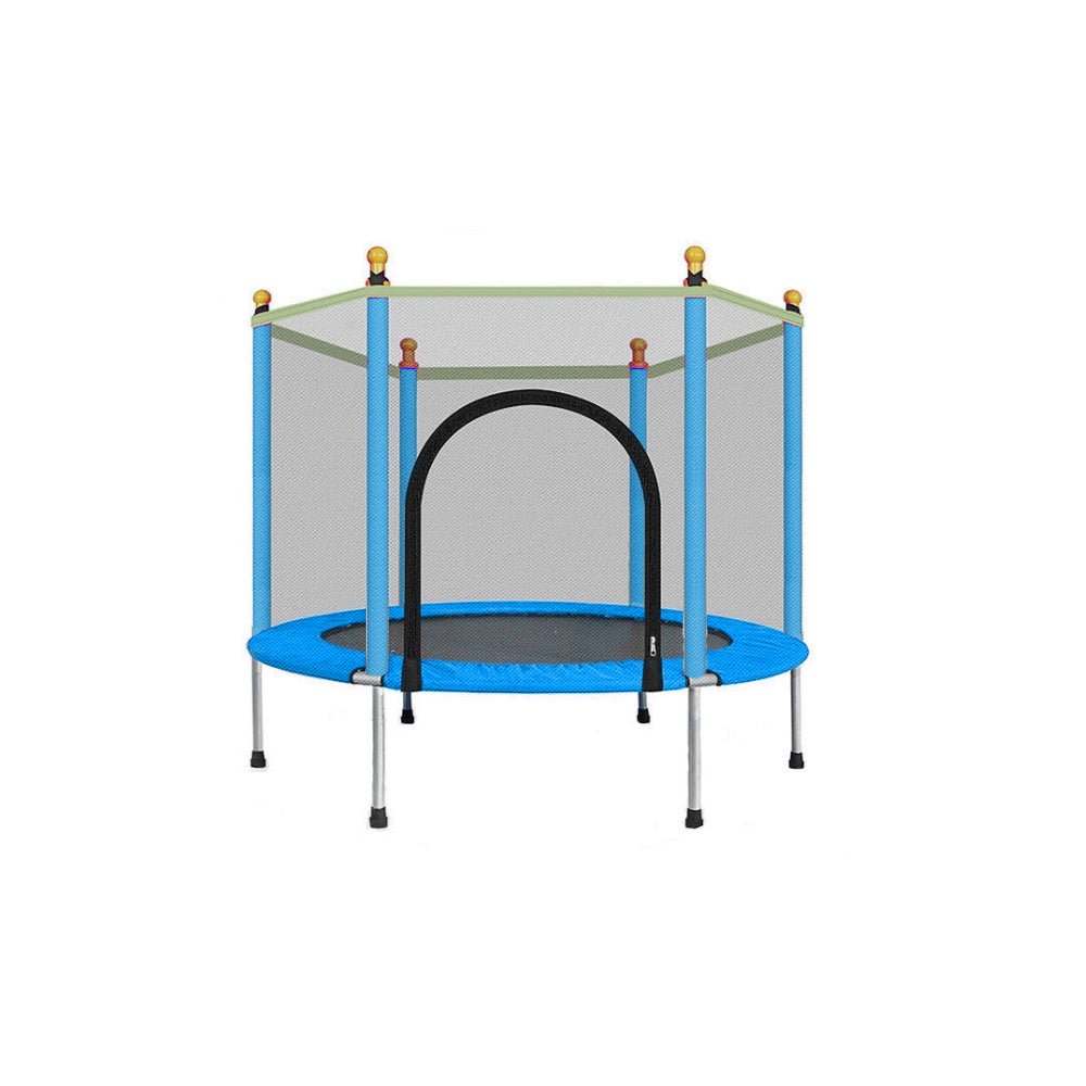 Kids Trampoline with Safety Enclosure Net – Indoor/Outdoor Trampoline for Toddlers, Parent-Child Interactive Play