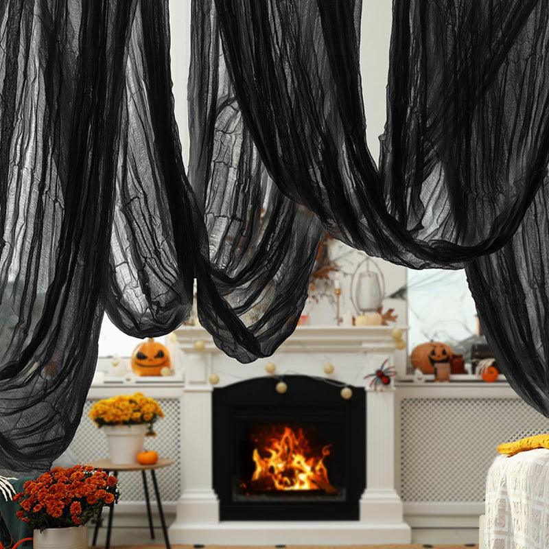 Reusable Halloween PP Glow-in-the-Dark Bat Tree Wall Porch Hanging Decorations for Holiday Parties