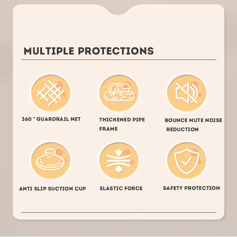 Trampoline For Kids home indoor Jumping Bed Fitness Toy Bouncing Bed